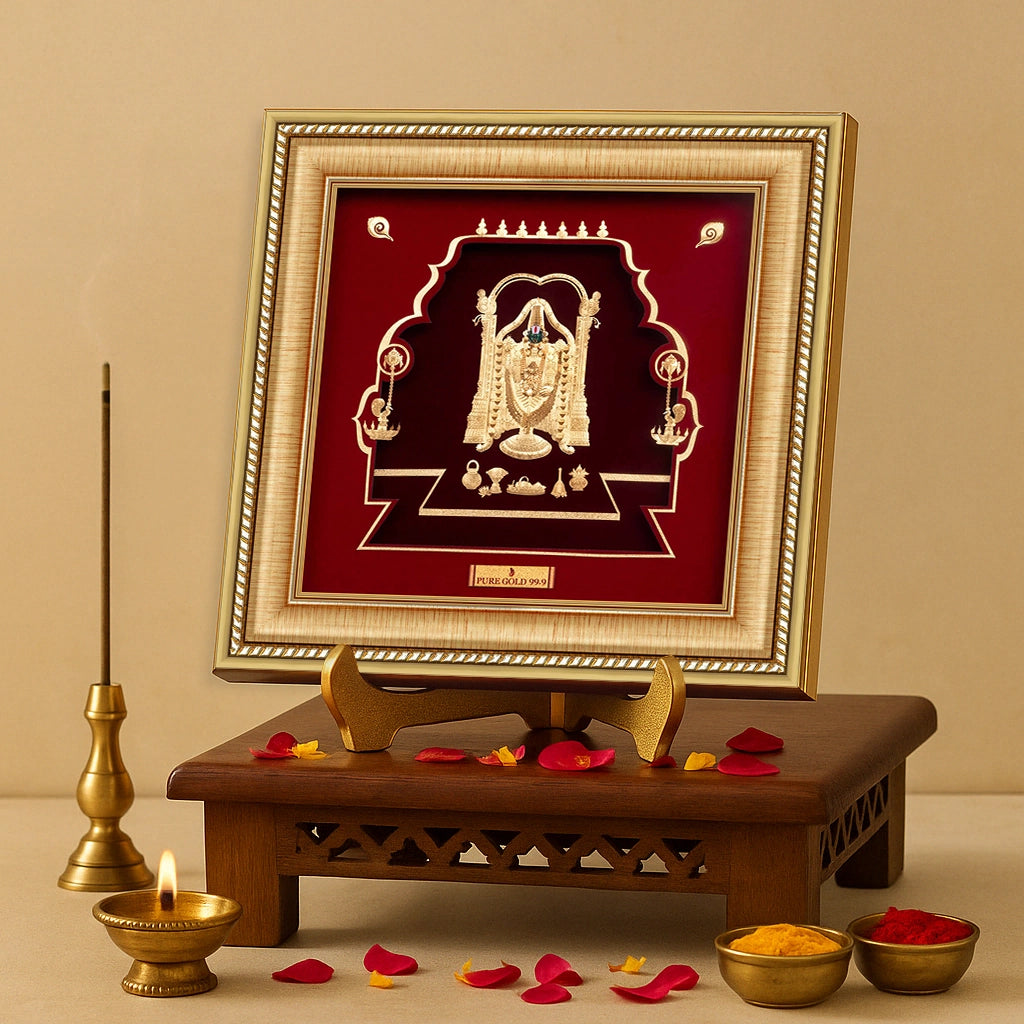 Prima Art , Prima Art India, Prima Art artwork, Prima Art 99.90% gold sheet artwork, 24k gold sheet artwork, Devotional artwork , Prima Art 24k gold sheet artwork, Balaji gold artwork