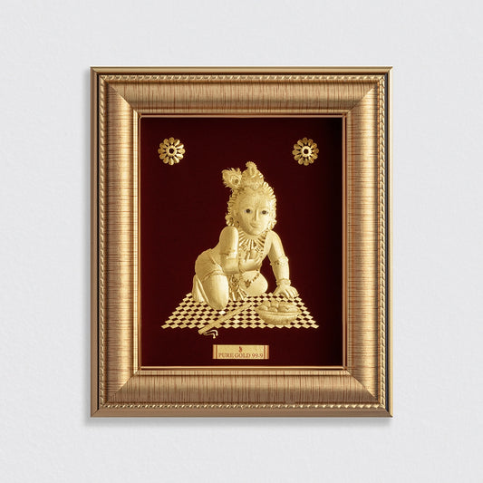 Prima Art , Prima Art India, Prima Art artwork, Prima Art 99.90% gold sheet artwork, 24k gold sheet artwork, Devotional artwork , Prima Art 24k gold sheet artwork, Balaji gold artwork