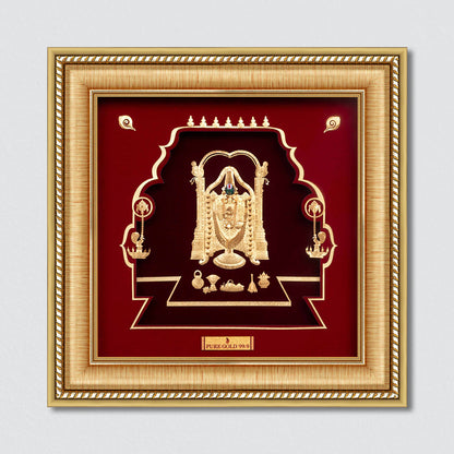 Prima Art , Prima Art India, Prima Art artwork, Prima Art 99.90% gold sheet artwork, 24k gold sheet artwork, Devotional artwork , Prima Art 24k gold sheet artwork, Balaji gold artwork