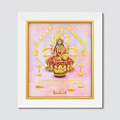 24K gold Lakshmi  frame for home décor , corporate gifting and housewarming and wedding gift.