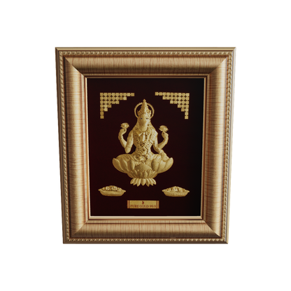 Prima Art Lakshmi 24K Gold Sheet Artwork Frame best for festival and corporate gifting.